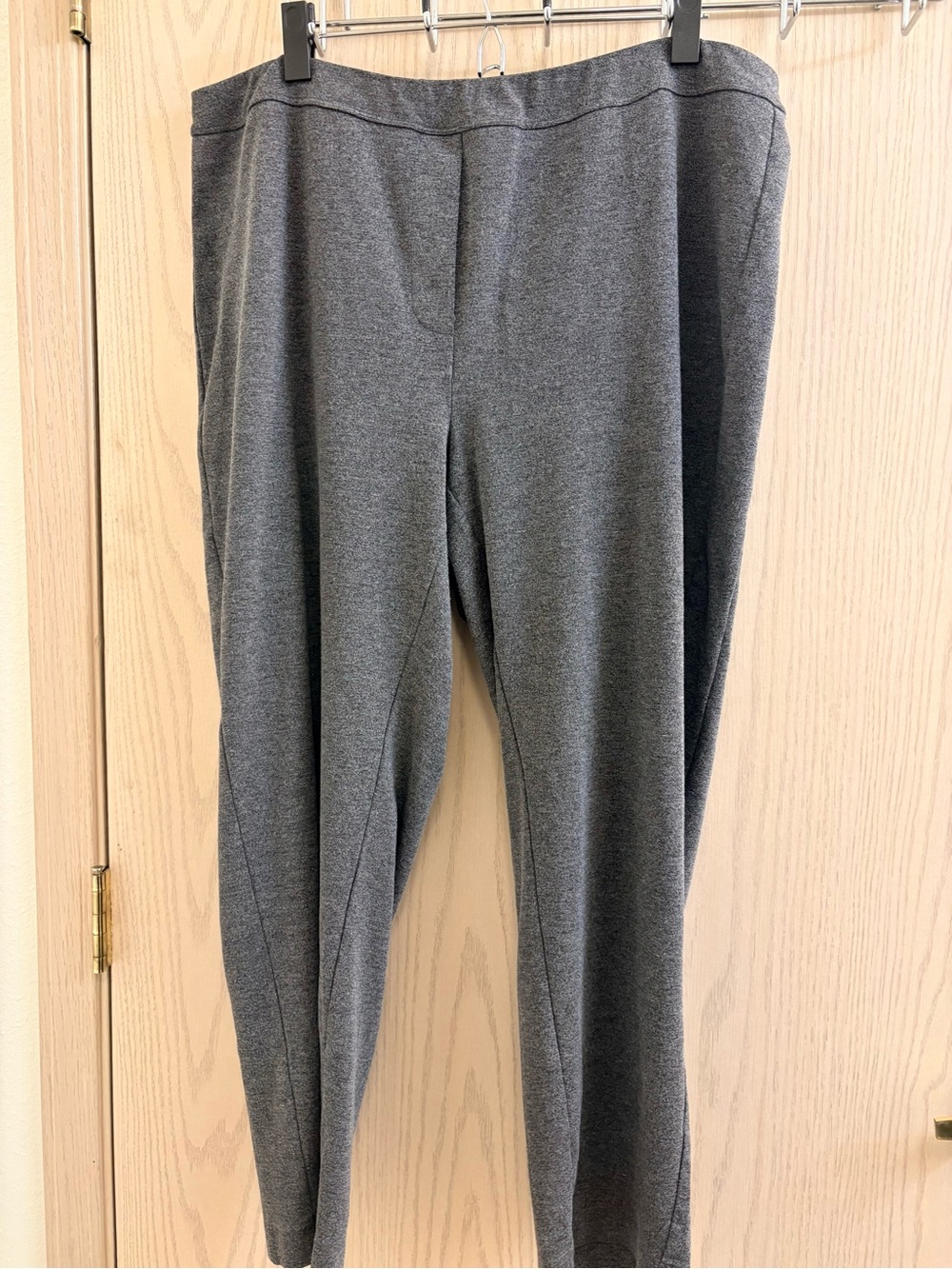 J. Jill Wearever Grey Ponte Knit Pants